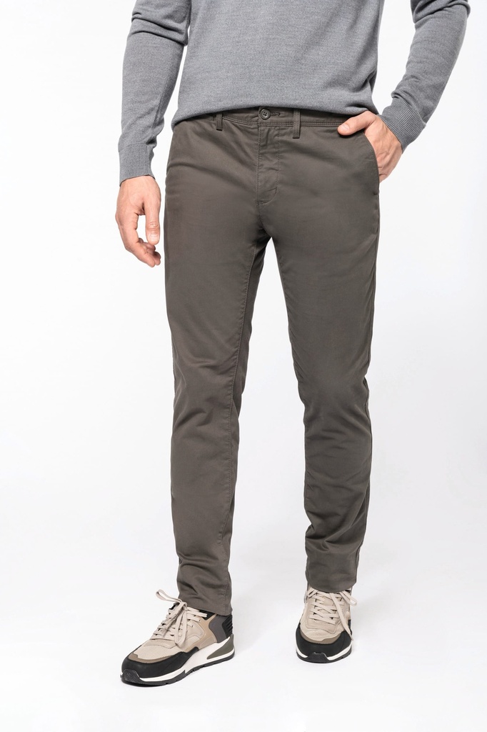 [K748-WashedBronze-44FR] K748 - Chino premium homme - WashedBronze (44FR)