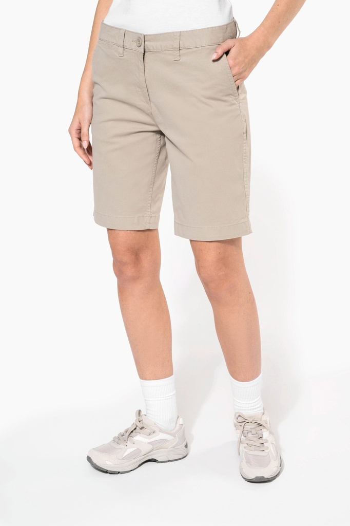 K751 - Bermuda chino femme - Sage