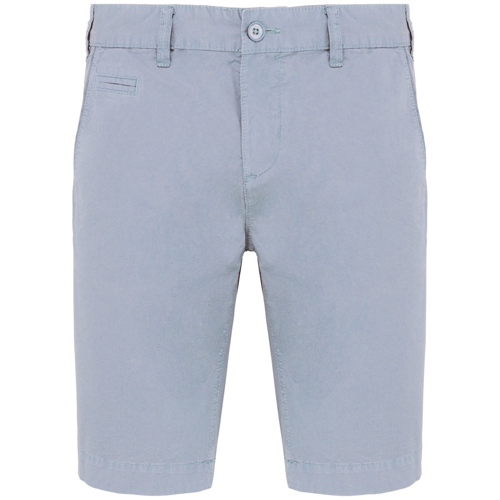 K752 - Bermuda aspect délavé homme - WashedMarsala