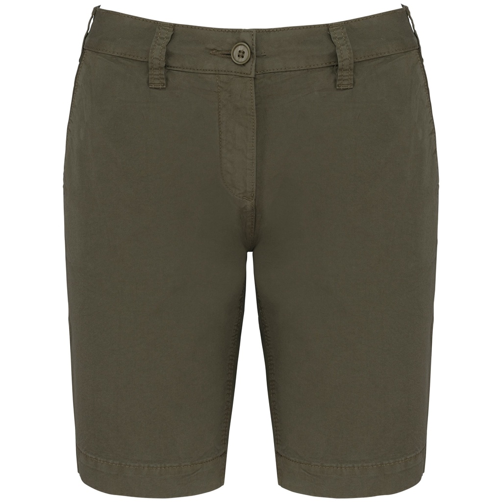 K753 - Bermuda aspect délavé femme - WashedNavy