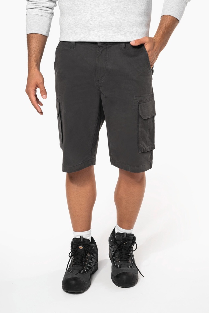 K754 - Bermuda multipoches homme - Black