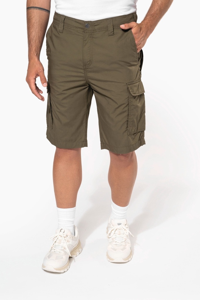 K755 - Bermuda léger multipoches homme - LightCharcoal