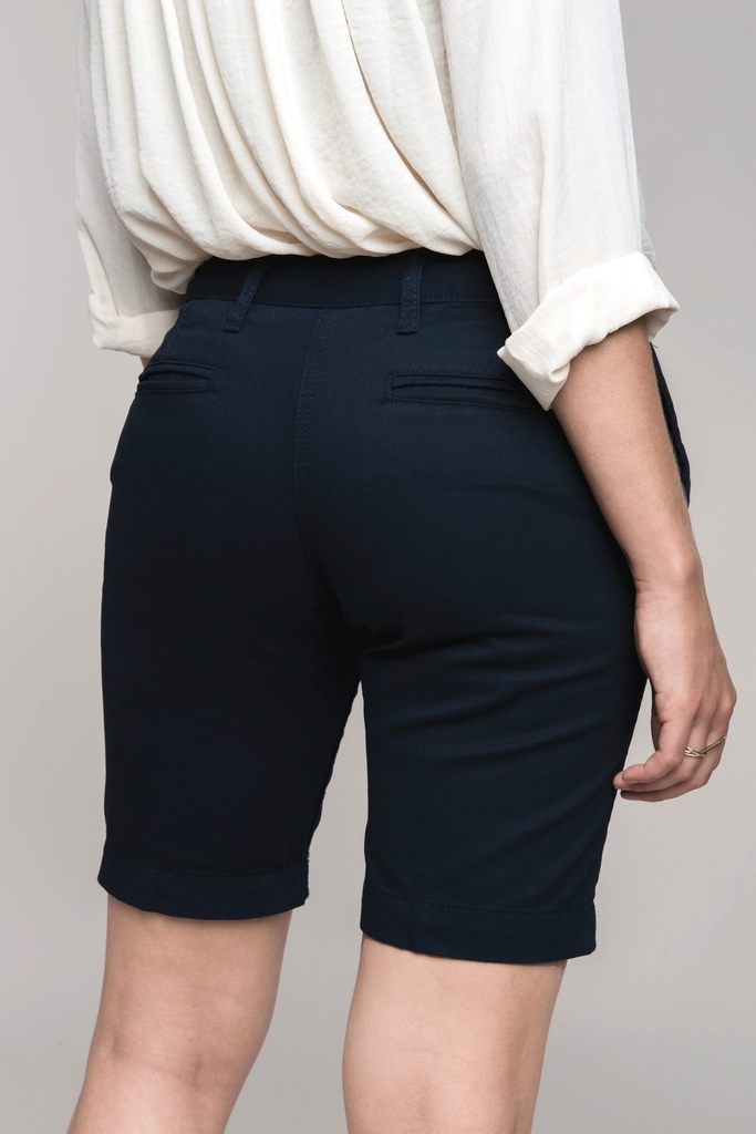 K768 - Bermuda chino femme - DarkNavy