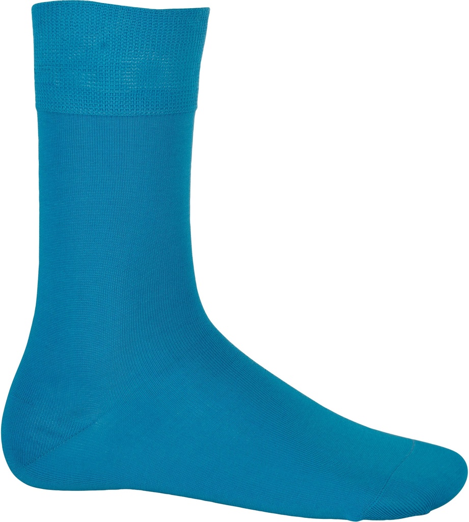 K813 - Chaussettes de ville coton  - Fuchsia