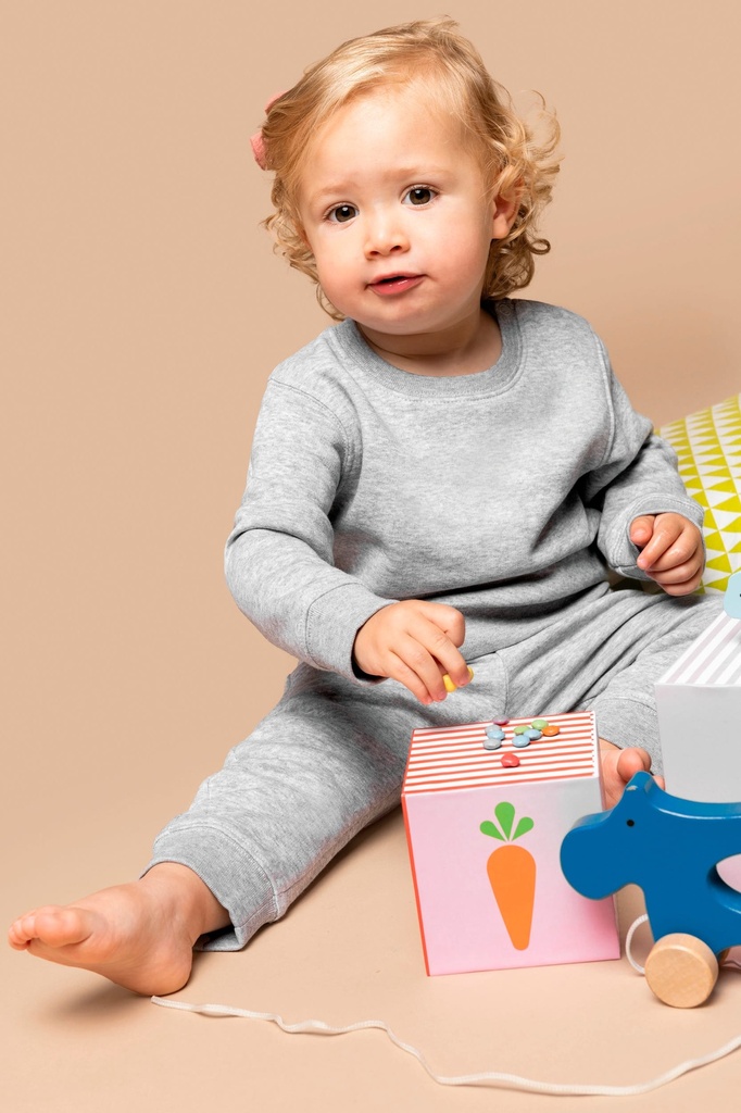 K835 - Sweat-shirt écoresponsable bébé - Sage