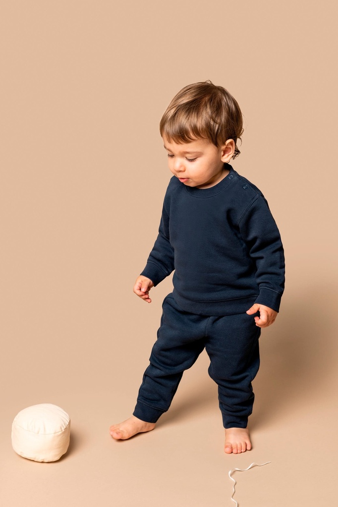 K836 - Pantalon molleton écoresponsable bébé - TerracottaRed