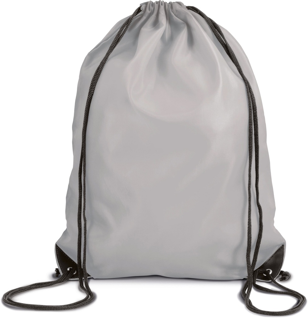 [KI0104-White-OneSize] KI0104 - Sac à dos avec cordelettes - White