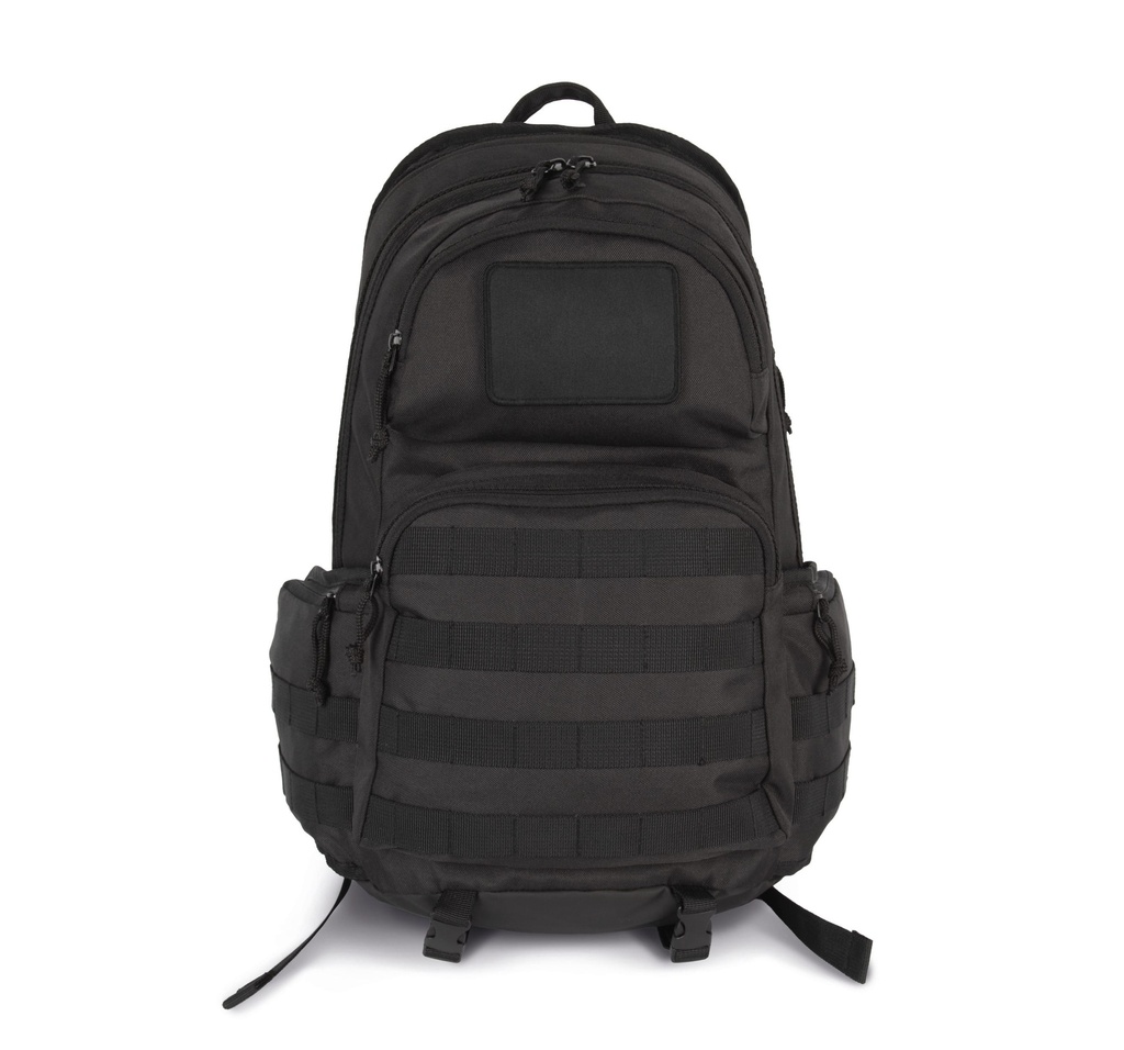 KI0179 - Sac à dos tactique MOLLE, style urbain - Black