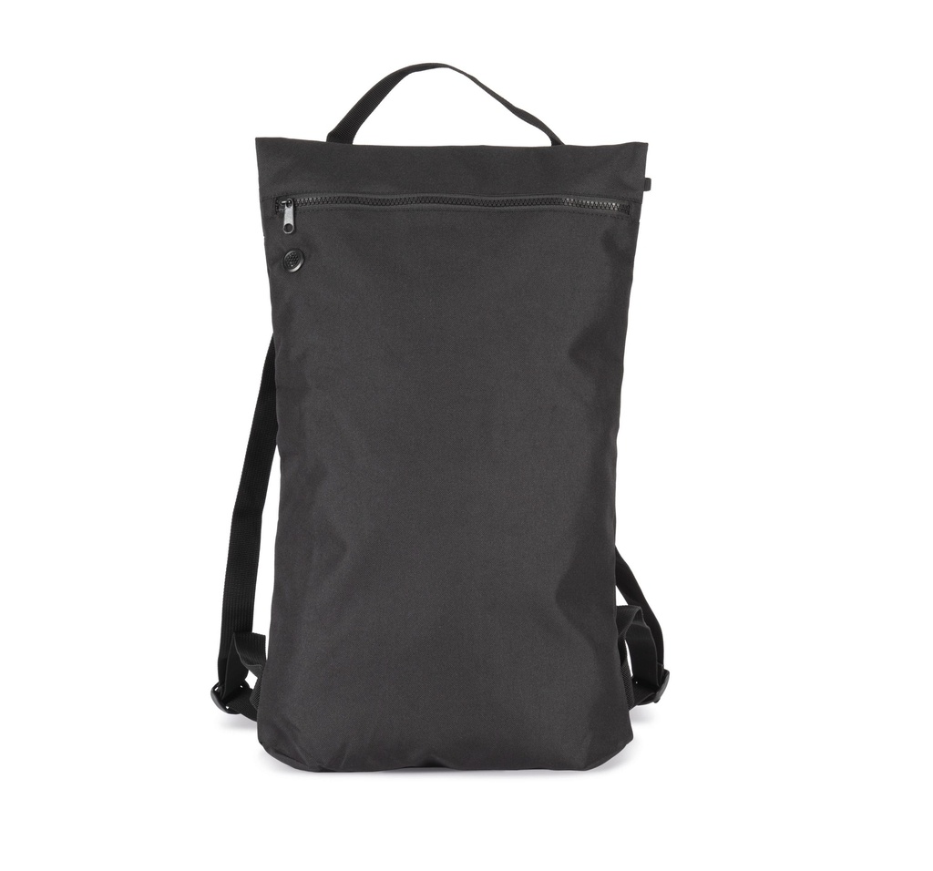 [KI0183-RedSafran-OneSize] KI0183 - Sac à dos plat recyclé style urbain - RedSafran