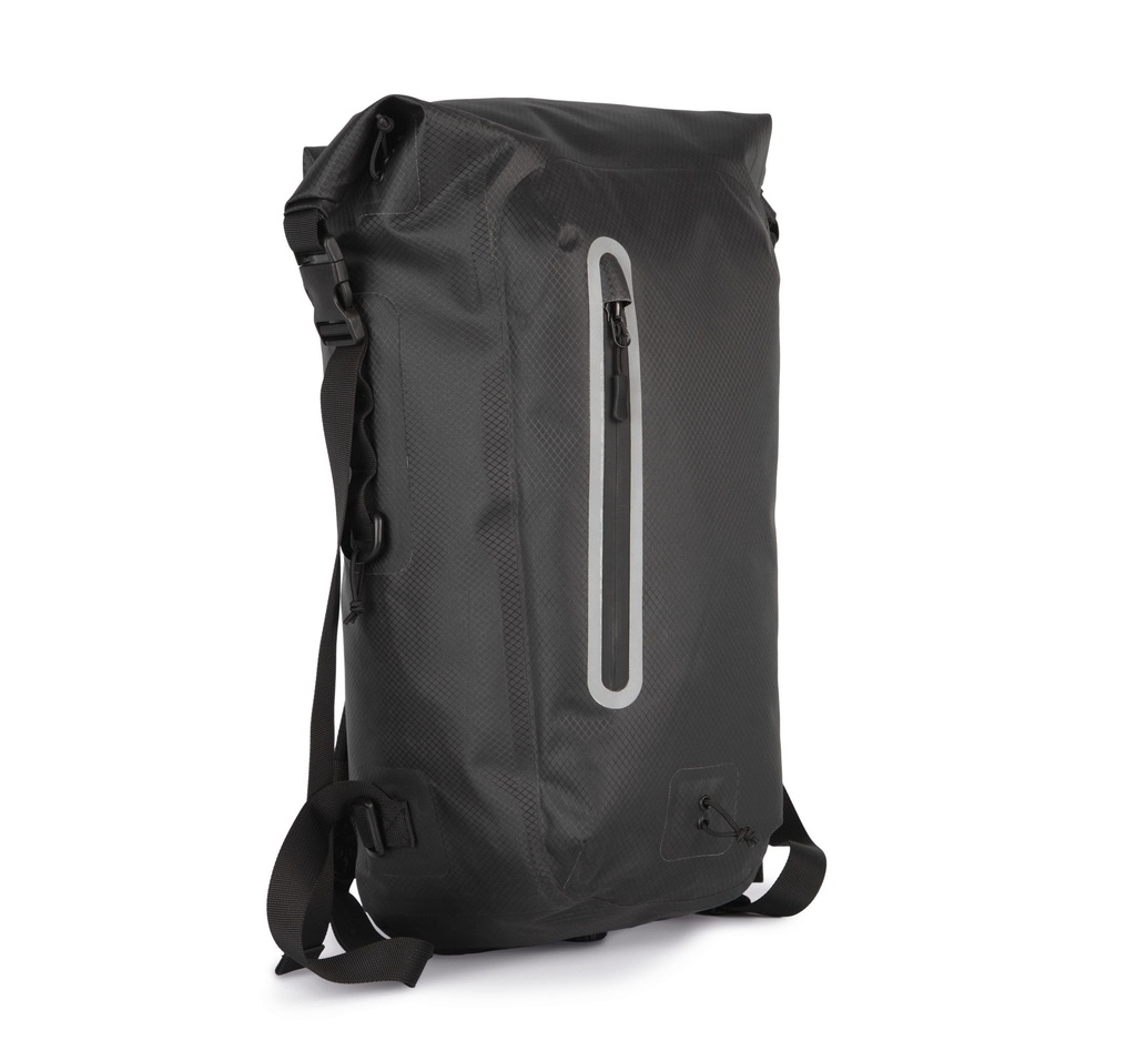 [KI0188-Black-OneSize] KI0188 - Sac à dos résistant à leau avec compartiment pour casque - Black