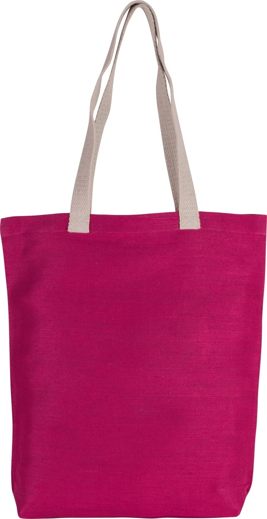 [KI0229-MidnightBlue-OneSize] KI0229 - Sac shopping en juco - MidnightBlue