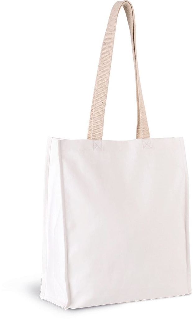 [KI0251-Natural-OneSize] KI0251 - Sac cabas avec soufflet - Natural