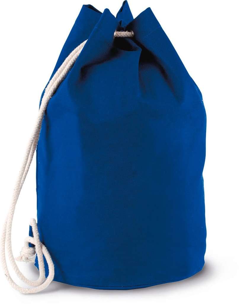 [KI0629-Navy-OneSize] KI0629 - Sac marin en coton avec cordon - Navy