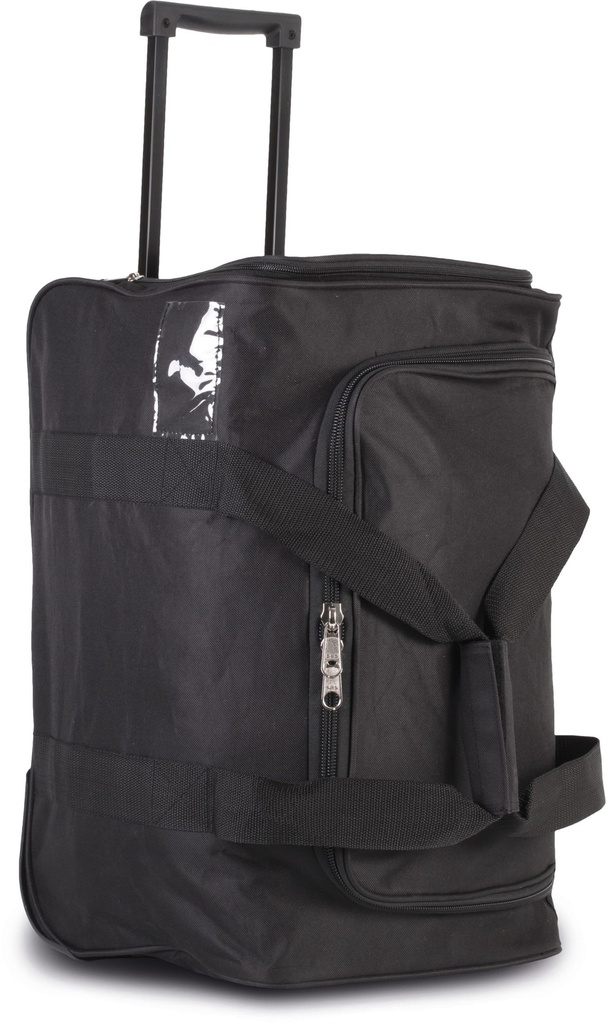 [KI0824-Black-OneSize] KI0824 - Sac de sport trolley - Black