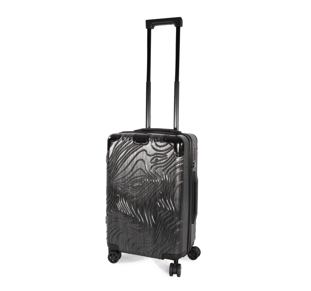 [KI0838-Black-OneSize] KI0838  - Trolley cabine à 4 roues multidirectionnelles - Black