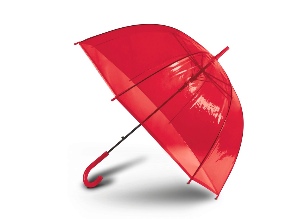 [KI2024-Black-OneSize] KI2024 - Parapluie transparent - Black