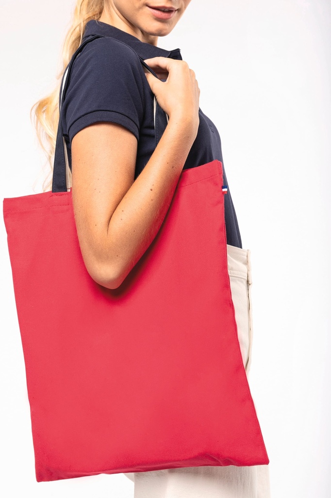 [KI3205-Red-OneSize] KI3205 - Sac de shopping tricolore Origine France Garantie - Red