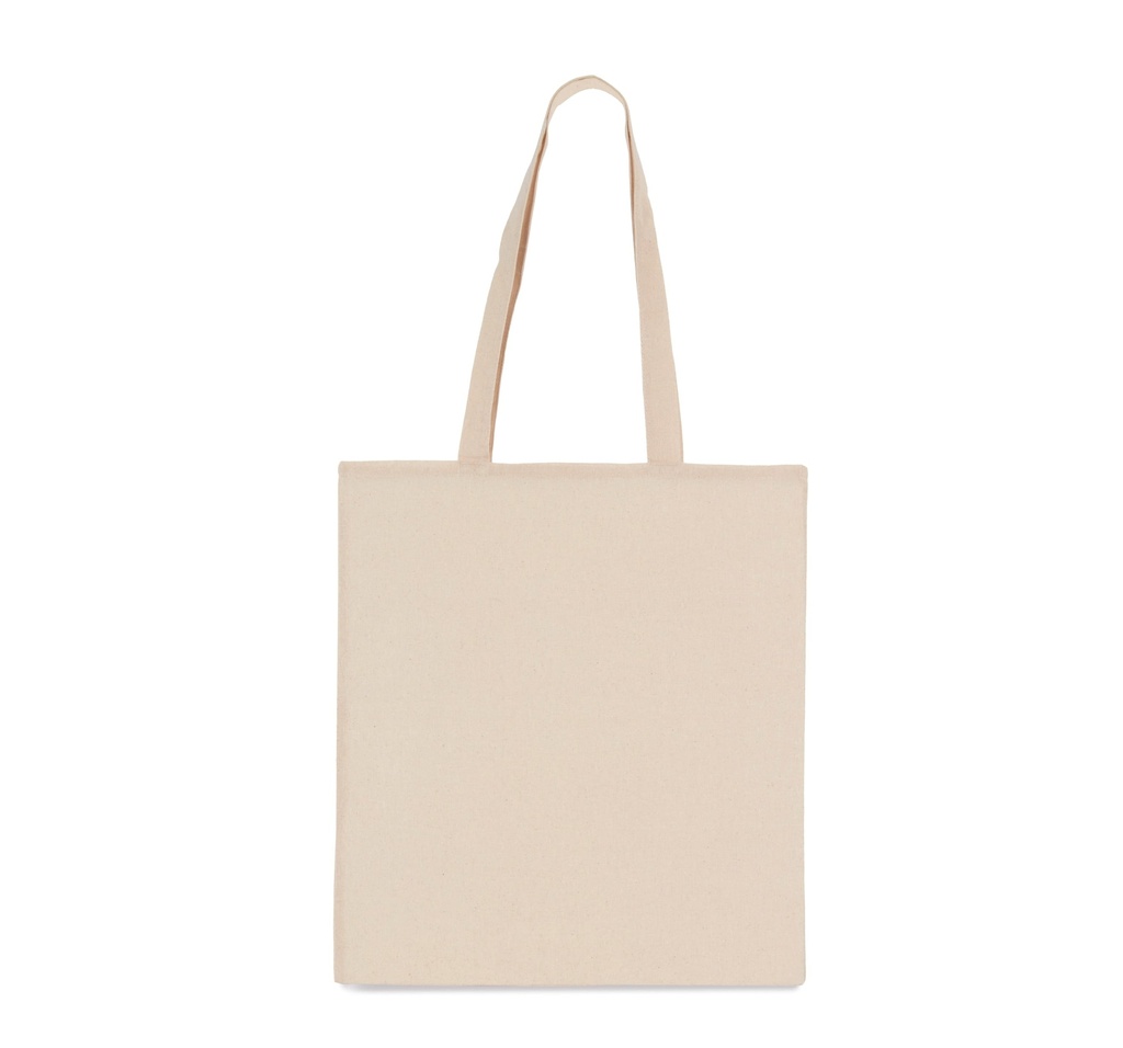 [KI3223-White-OneSize] KI3223 - Sac shopping avec longues anses - White