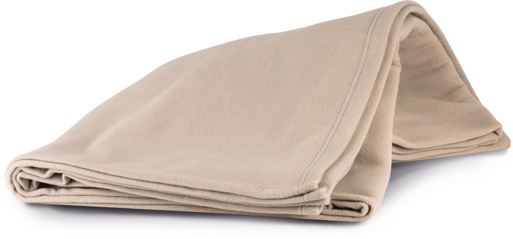 [KP424-Beige-OneSize] KP424 - Plaid en polaire - Beige