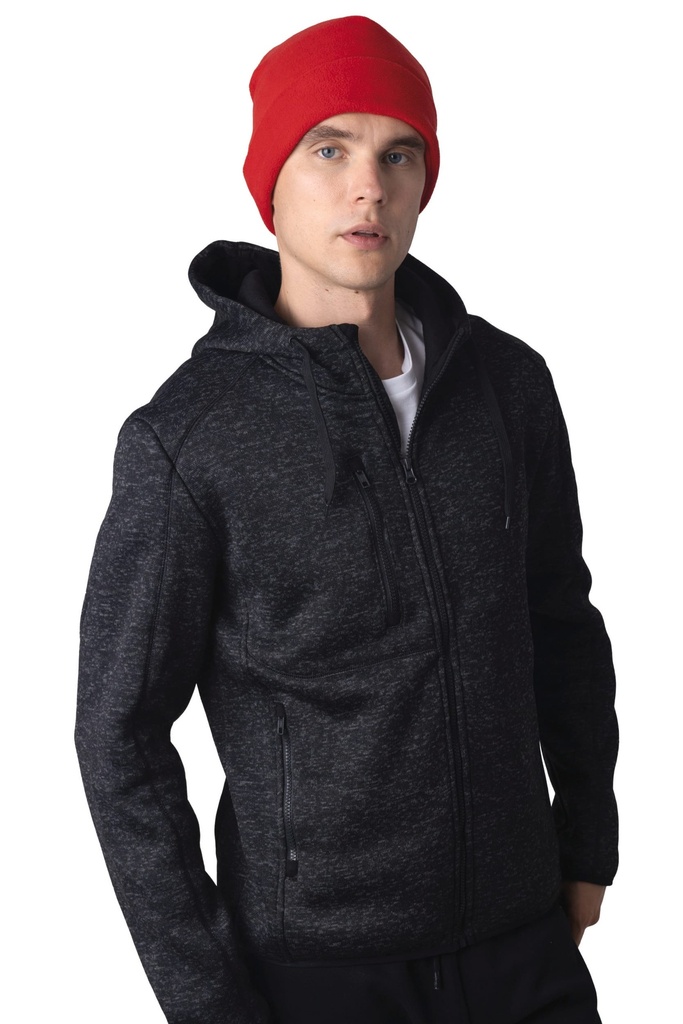 [KP879-Red-OneSize] KP879 - Bonnet polaire - Red