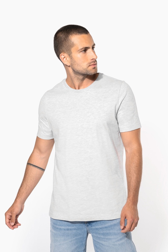 [KV2106-NightBlueHeather-S] KV2106 - T-shirt vintage manches courtes homme - NightBlueHeather (S)