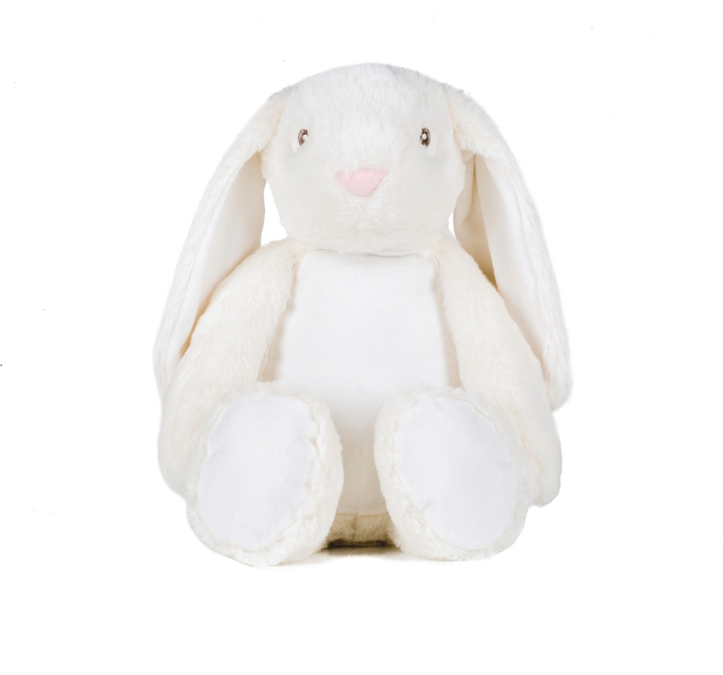 [MM050-Cream-OneSize] MM050 - Peluche zippée Lapin - Cream