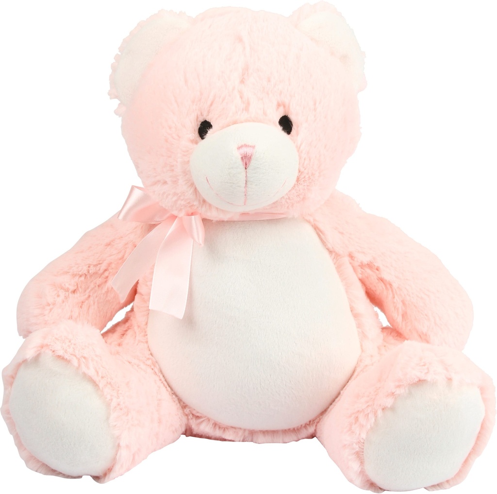[MM556-BabyBlue-OneSize] MM556 - Peluche zippée Ourson - BabyBlue