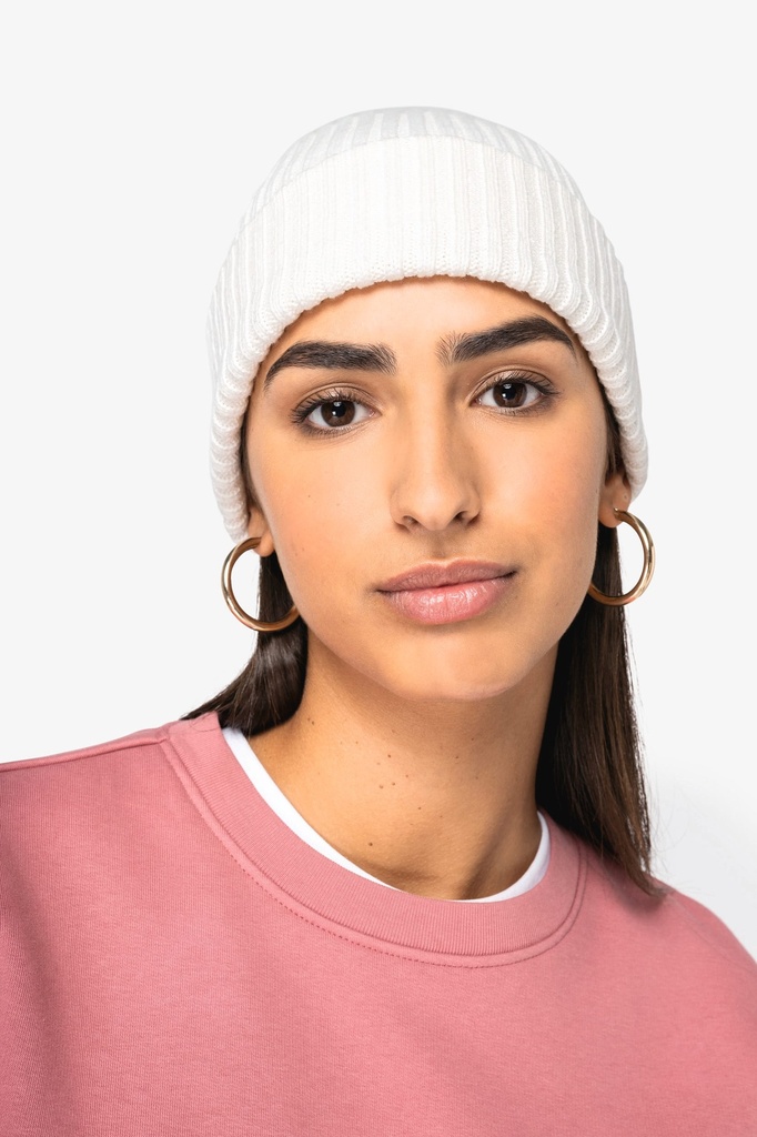 [NS014-Black-OneSize] NS014 - Bonnet écoresponsable unisexe - Black