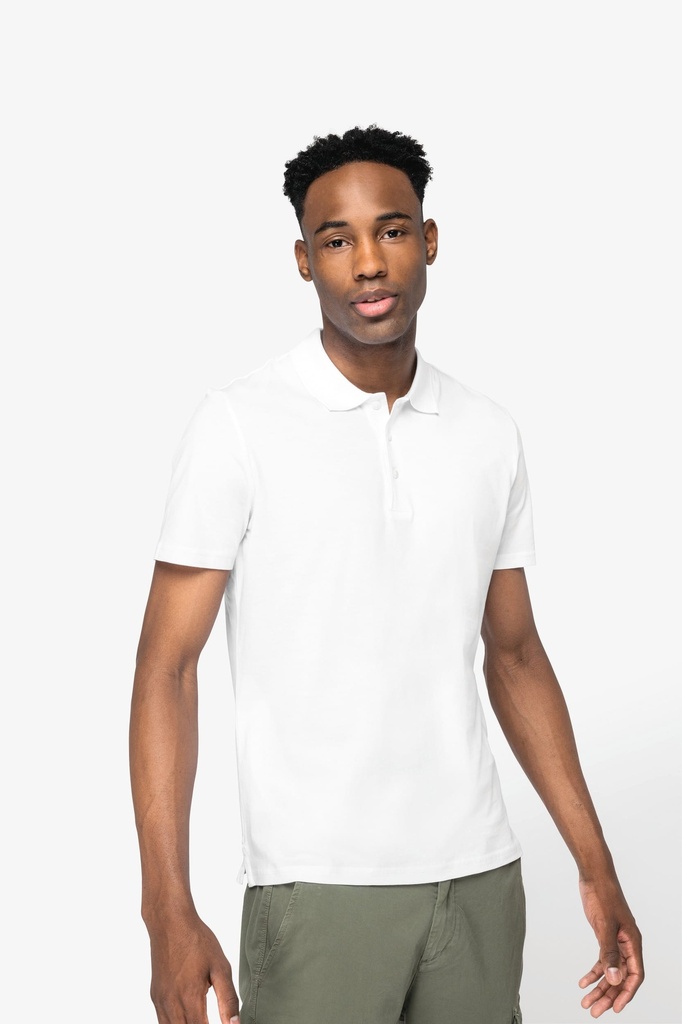 [NS200-Black-S] NS200 - Polo écoresponsable homme - Black (S)