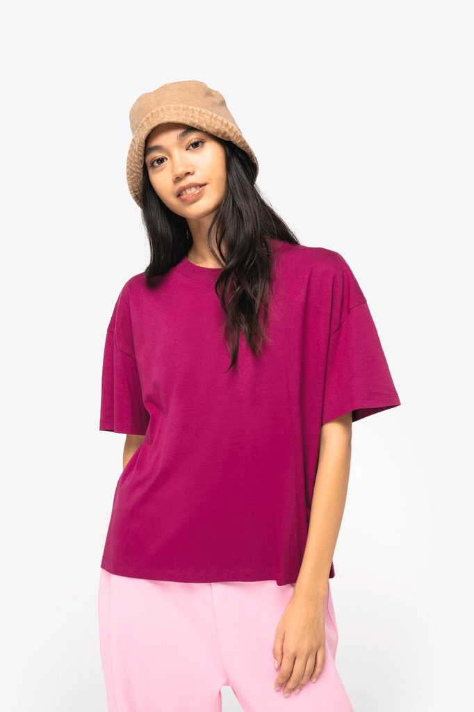 NS313 - T-shirt écoresponsable oversize femme - White