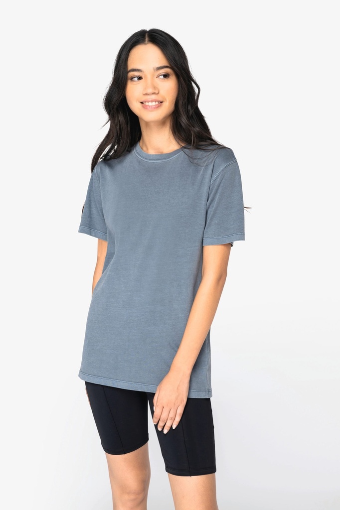 [NS317-WashedPaprika-XS] NS317 - T-shirt écoresponsable délavé femme  - WashedPaprika (XS)
