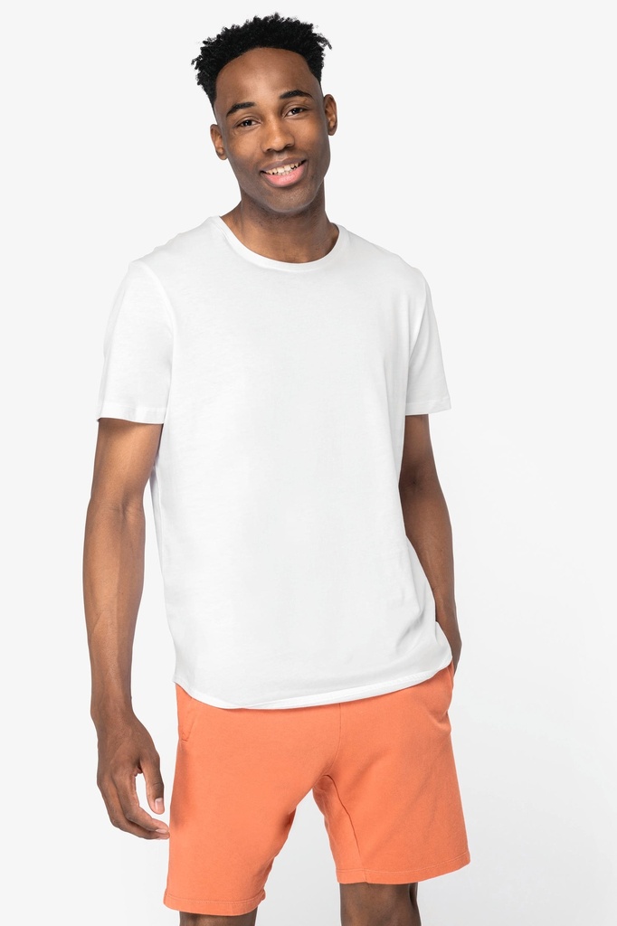 NS331 - T-shirt écoresponsable bas arrondi homme - Black