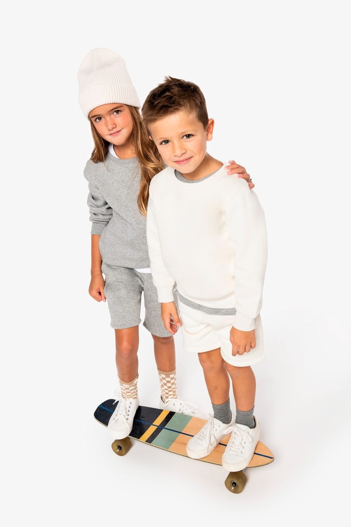 NS403 - Sweat-shirt écoresponsable à col rond enfant - SeaBlue