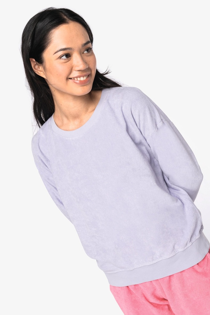 [NS413-Parma-XS] NS413 - Sweat-shirt écoresponsable en éponge femme  - Parma (XS)