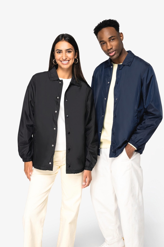 [NS601-NavyBlue-XS] NS601 - Veste écoresponsable coupe-vent unisexe - NavyBlue (XS)