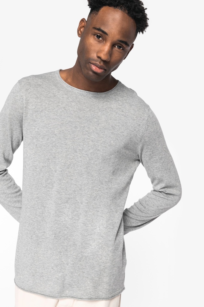 [NS900-NavyBlue-S] NS900 - Pull léger écoresponsable homme - NavyBlue (S)
