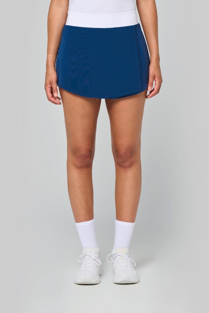 [PA1031-Black_MarlDarkGrey-XS] PA1031 - Jupe de padel avec short intégré - Black_MarlDarkGrey (XS)