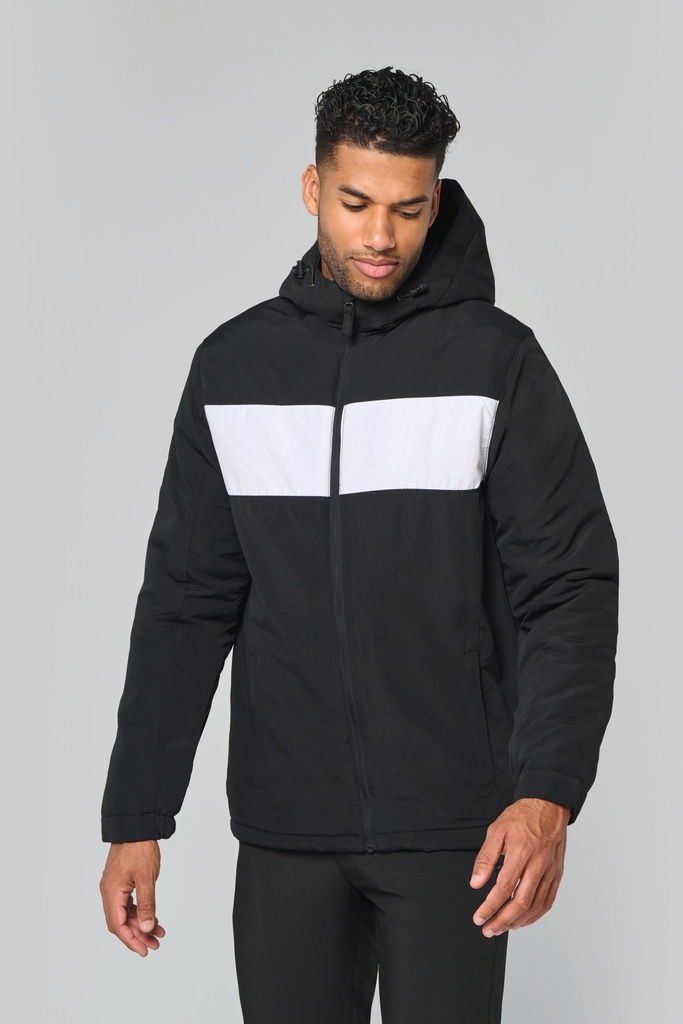 [PA240-Black_White-XS] PA240 - Veste club unisexe - Black_White (XS)
