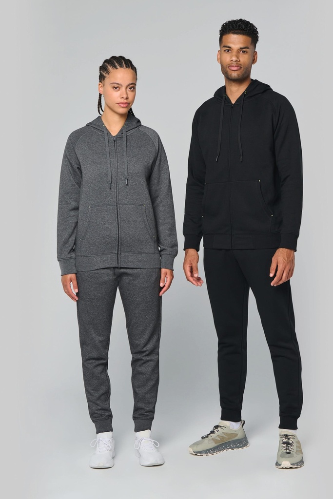 PA383 - Veste zippée à capuche unisexe - DarkGreyHeather