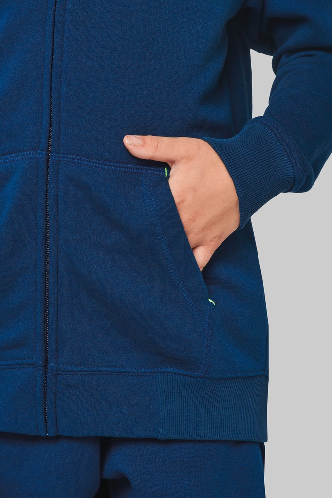 PA386 - Veste zippée à capuche enfant - DarkGreyHeather