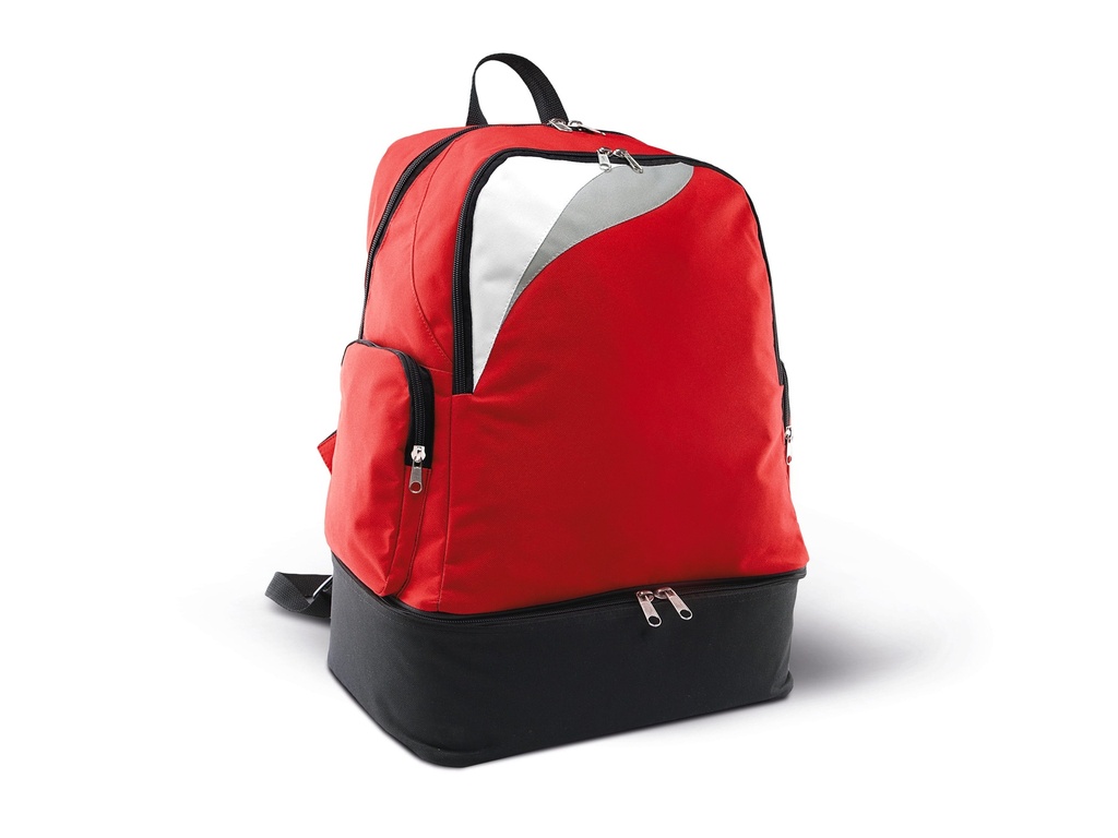 PA536 - Sac à dos multisports fond rigide - 39L - Red_White_LightGrey