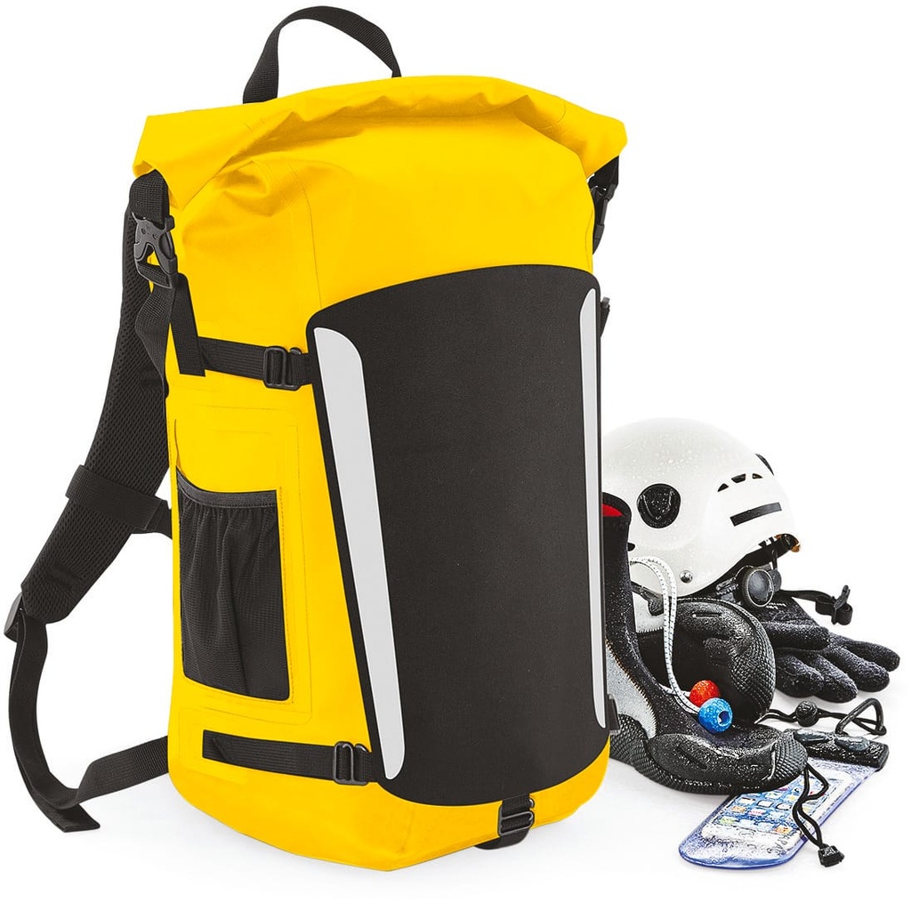 [QX625-Black_Yellow-OneSize] QX625 - Sac à dos étanche SLX® 25l - Black_Yellow