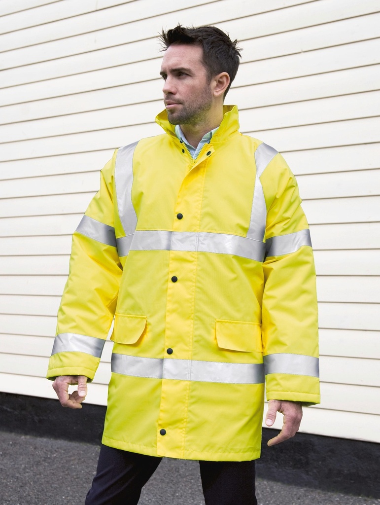 R218X - Parka High Viz Motorway - FluorescentYellow