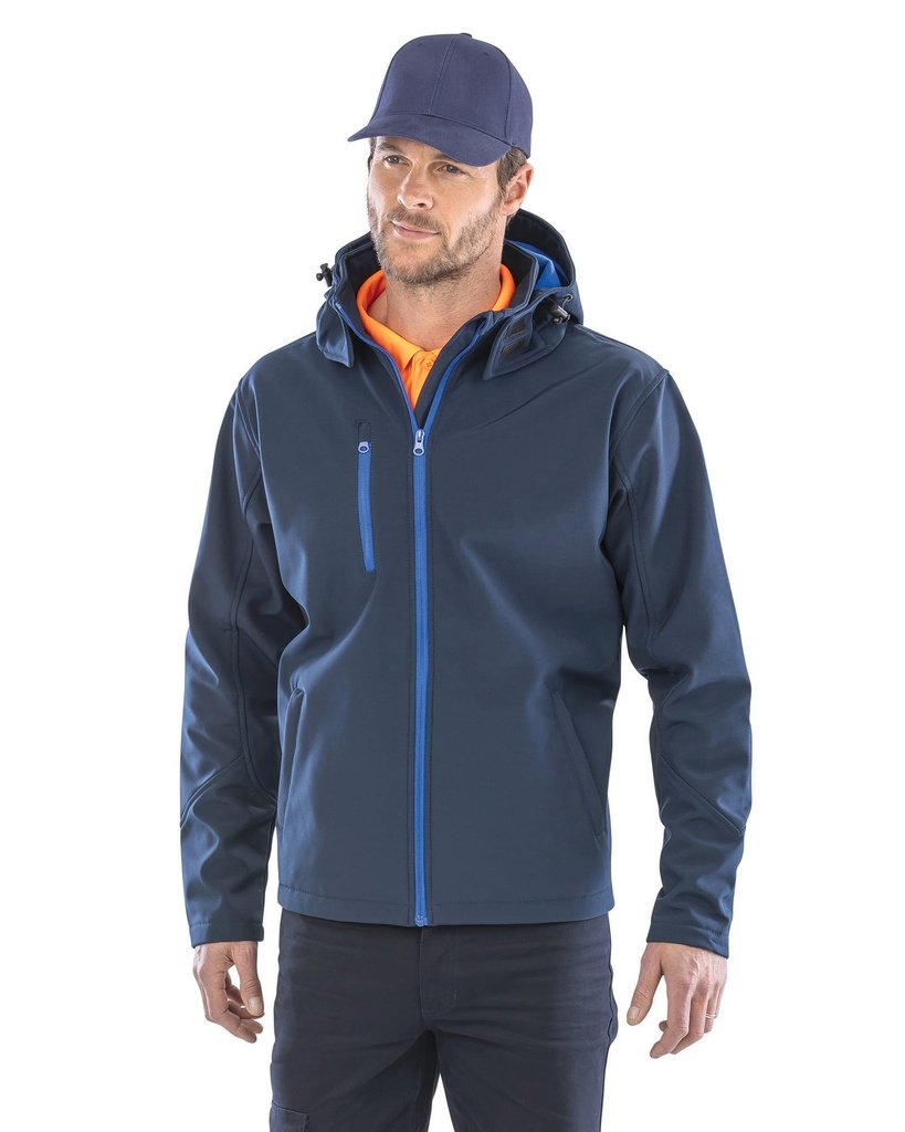 R230M - Veste Softshell Capuche Homme TX Performance - Navy_Royal