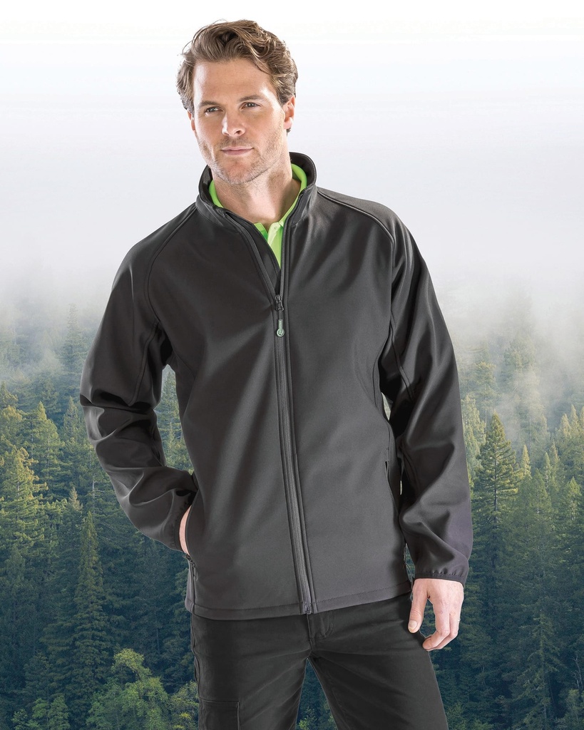 [R231M-Navy_Navy-S] R231M - Veste Softshell Homme Printable - Navy_Navy (S)