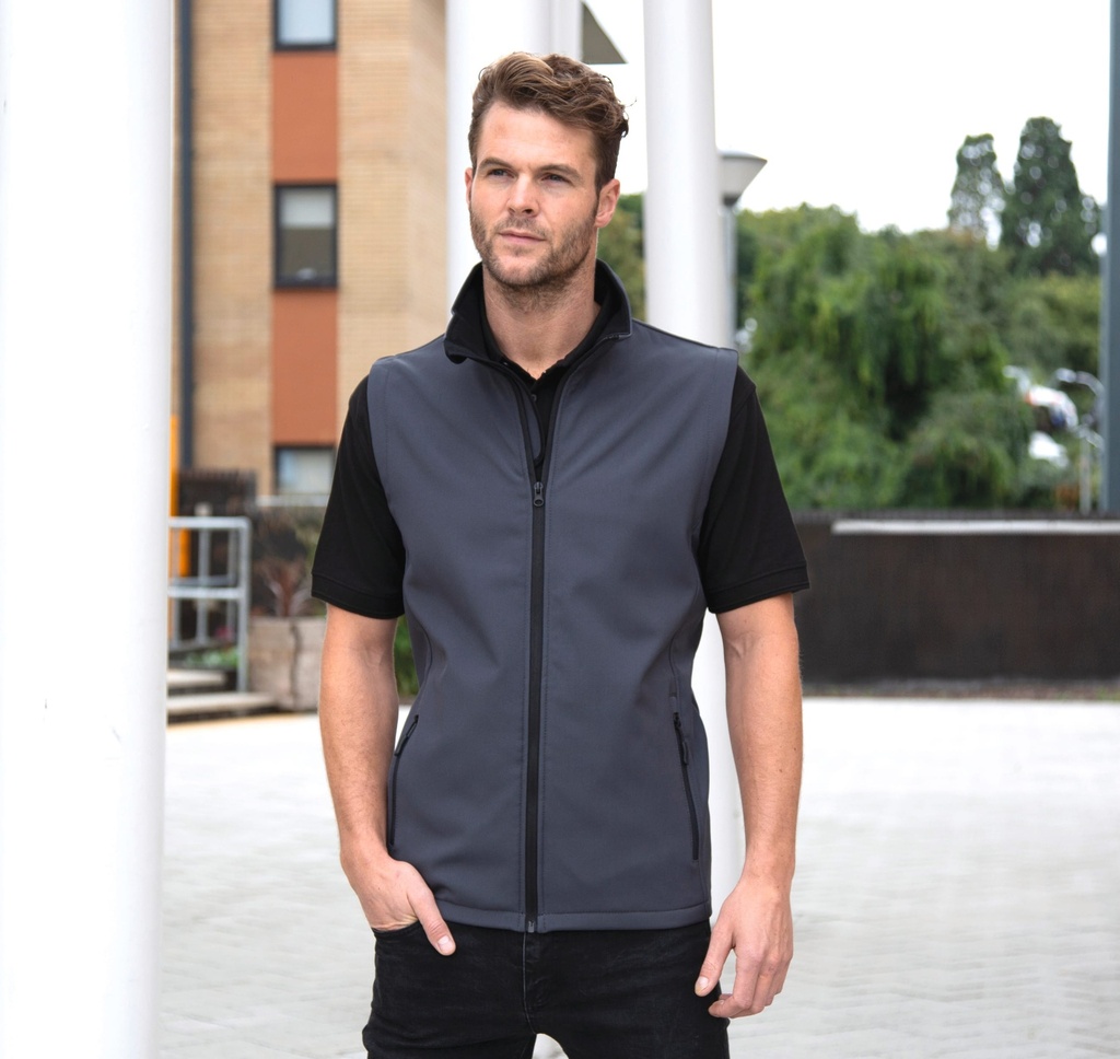 R232M - Bodywarmer Softshell Homme Printable - Navy/Navy