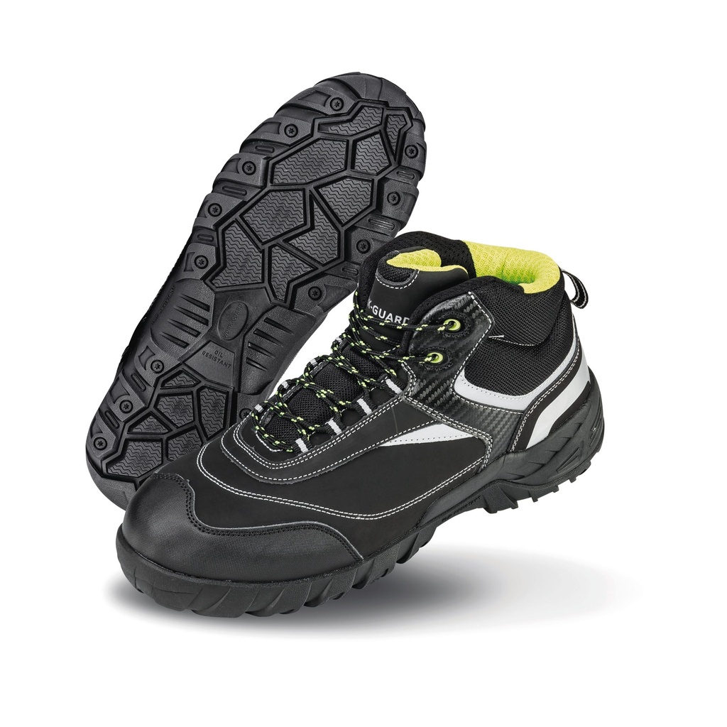 [R339X-Black_Silver-46EU] R339X - Chaussures de sécurité Blackwatch - Black_Silver (46EU)