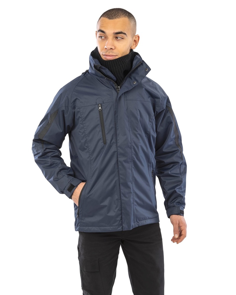 R400M - Parka 3en1 intérieur Softshell - Navy