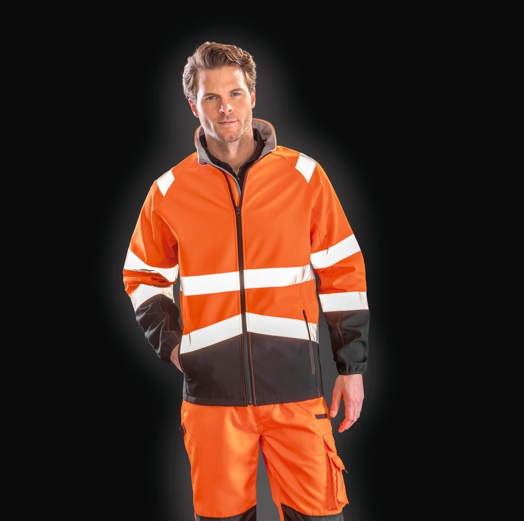 R450X - Veste softshell - FluorescentOrange_Black