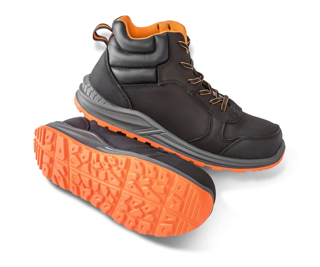 R459X - Chaussures de sécurité Stirling - Black_Grey_Orange